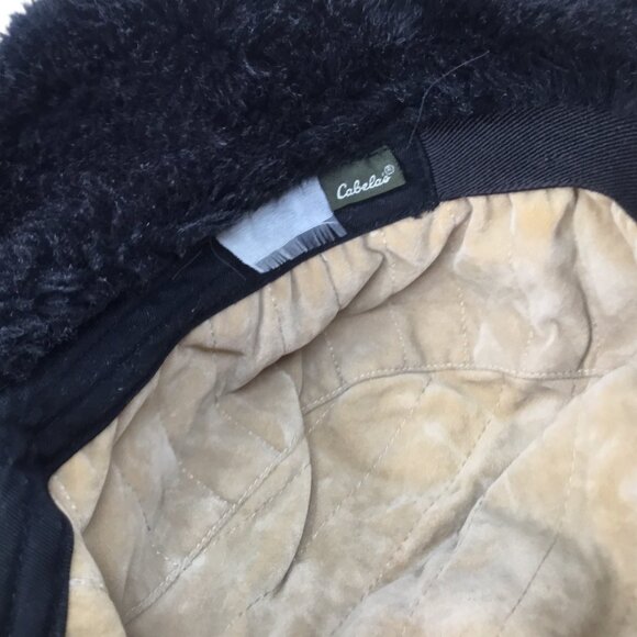 Vtg Men's Hunting Cap Hat Insulated Cabela's Trapper Ear Flaps Gore-Tex Camo - Picture 10 of 11